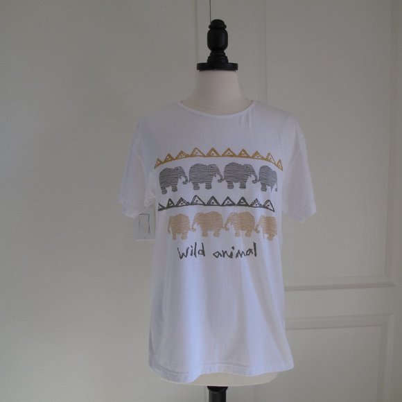 UNBRANDED Wild Animal Elephant Safari T-Shirt - Picture 6 of 10